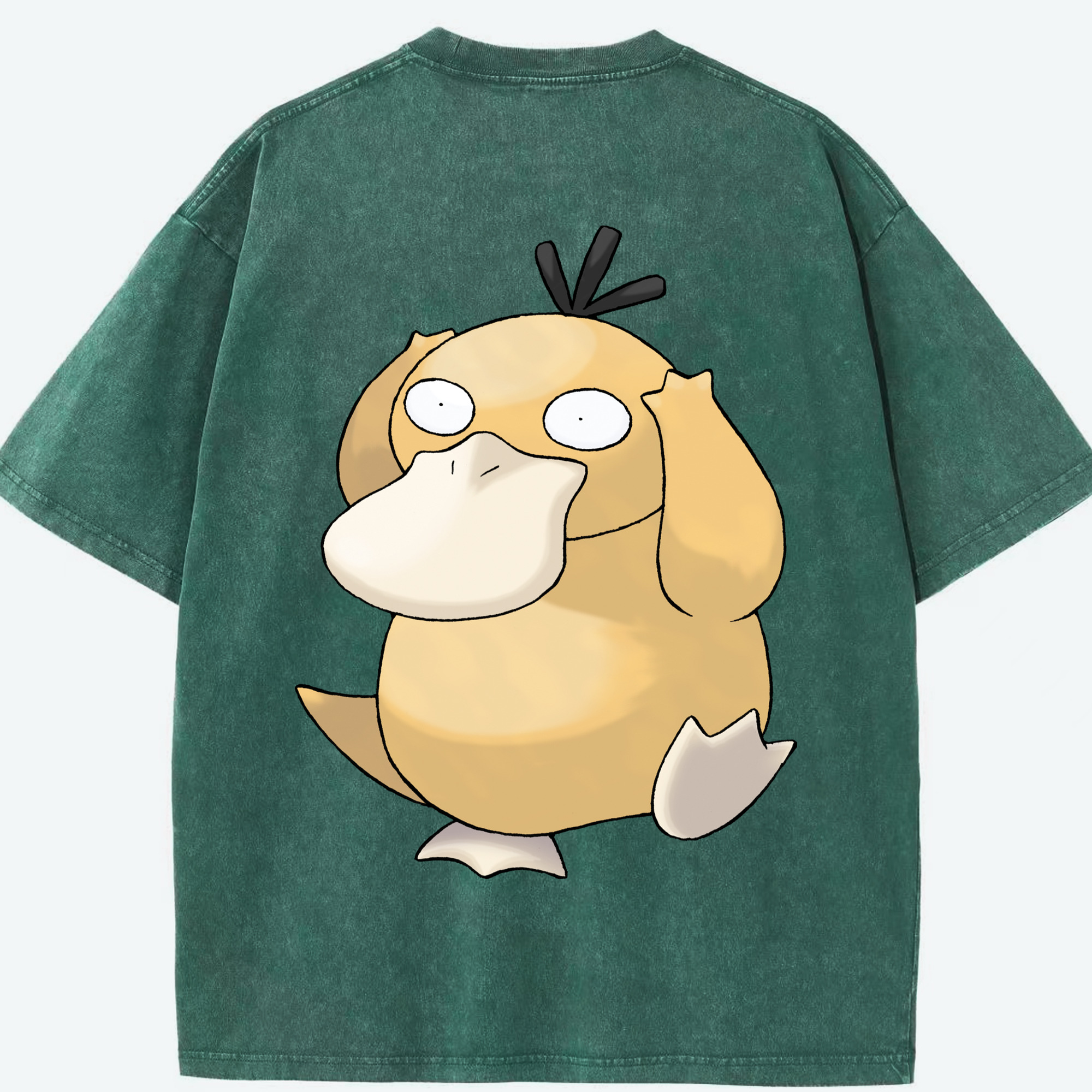 （画像用） ポケットモンスター Pokémon 綿100% ヴィンテージ風 半袖Tシャツ（背面プリント）